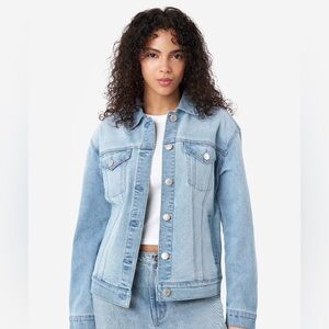 Seven7 Women’s Denim Trucker Jacket